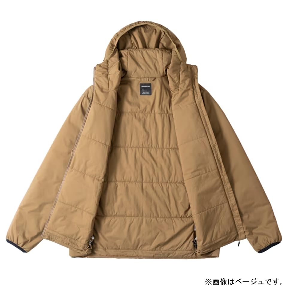 Shimano 23 Active Insulation Hoodie Size L Jacket, Navy, WJ-056W,