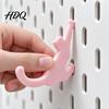 Стойка для брелоков Pegboard Крючки-кошки 3D-печать Милый котенок Легкая установка Штыри Декоративные вешалки для комнаты для рукоделия Домашнего офиса Настольный аксессуар