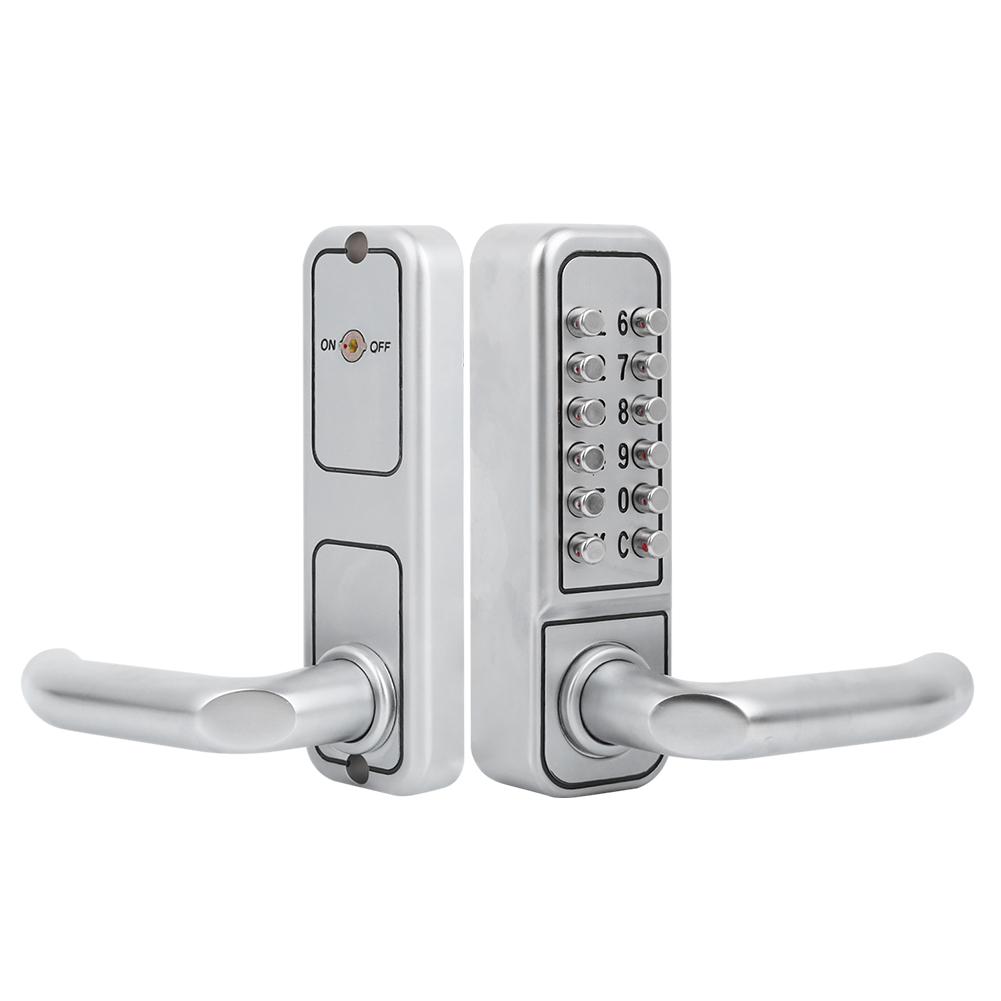 Цинковый сплав водонепроницаемый пароль механический кодовый замок без ключа для офисных внутренних деревянных дверей