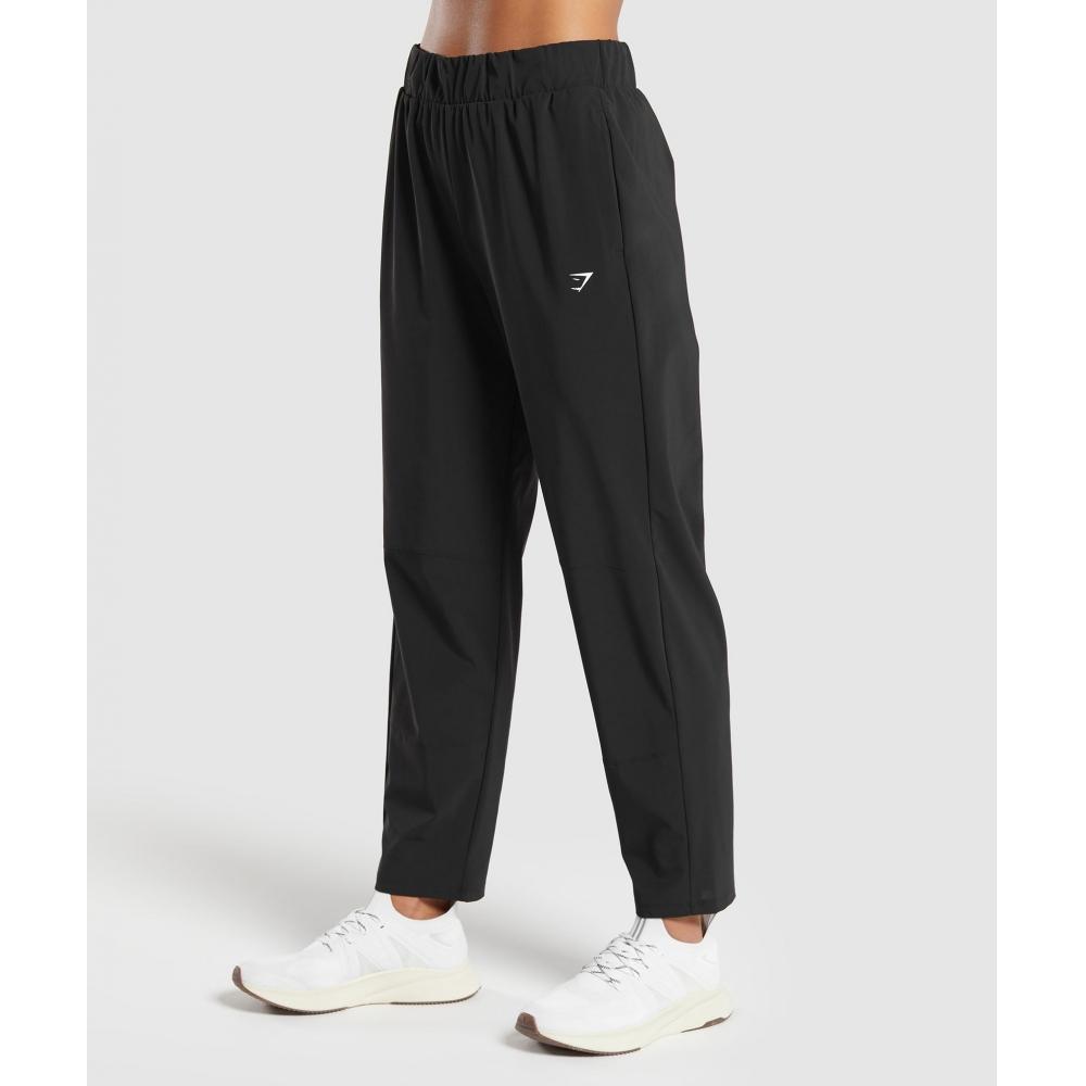 Gymshark Tapered Woven Pants Black B8a6s Bb2j