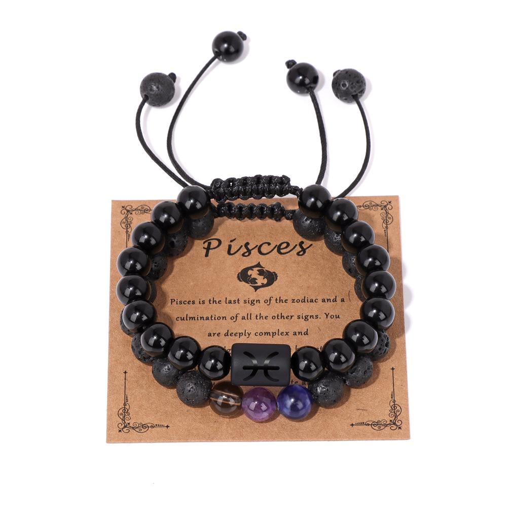 Мужской браслет JYL TS Зодиак Набор Совмещает Космические Энергии Для Благоприятных Результатов