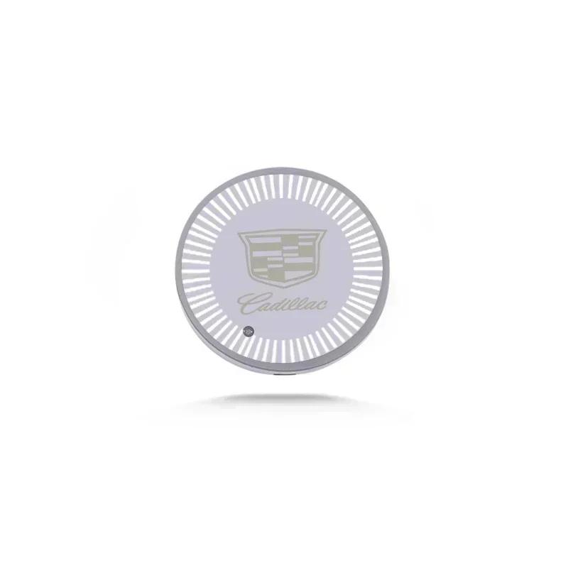 LED Car Cup Holder Mat USB Charging Coaster for Cadillac ATS CTS DTS STS SLS XLR BLS Escalade CT6 Interior Light Pad