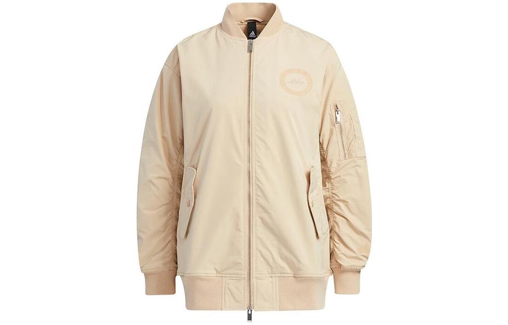 adidas Женские куртки Neo Хаки Стойка Умеренные Другие IB2725