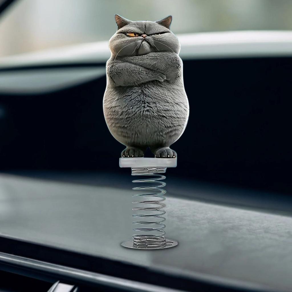 Shy  Bobble, Stress Relief Bobble Car Dashboard Decorations, Bouncing Ornament For Desk, Cute  For Every Occasion Funny  Gift For Car Lovers