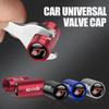 AJT1 4Pcs Car Wheel Tire Valve Caps Tyre Stem Covers Airdust Waterproof For Ford Focus Kuga Fiesta Mondeo MK3 MK2 MK7 Ranger Mustang