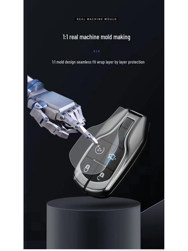 Чехол для ключа Maserati для Levante/Ghibli: Премиальная мужская сумка-ракушка модифицированного типа