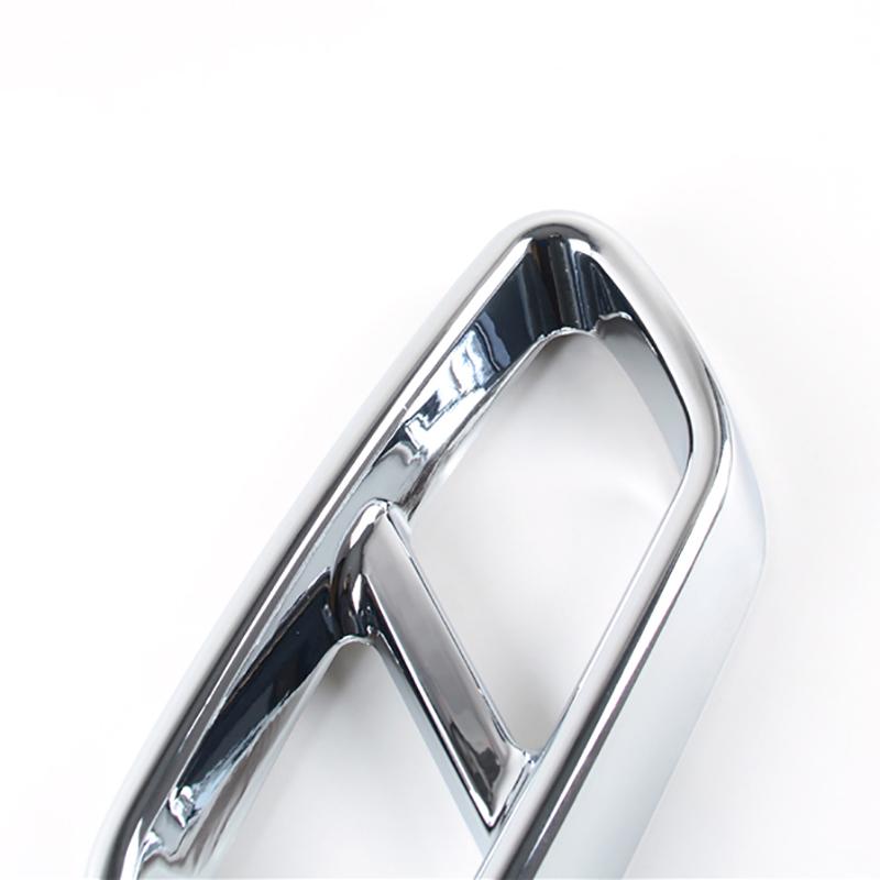 For Mercedes Benz C Class W206 Car Rear Tail Throat Muffler Decoration Frame Exhaust Pipe Sticker Exterior Accessories
