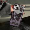 Роскошный чехол для телефона с 3D-бабочкой и блестками для iPhone 15, 14, 13, 12, 11 Pro Max 15 Pro, держатель-подставка, мягкий чехол из ТПУ