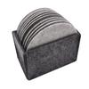 10 Pcs Felt Coasters with Holder, Coasters for Drinks Absorbent, Cup Mat Desk Coaster for Drinks Bar Home Coffee Table Decor , 10*10cm