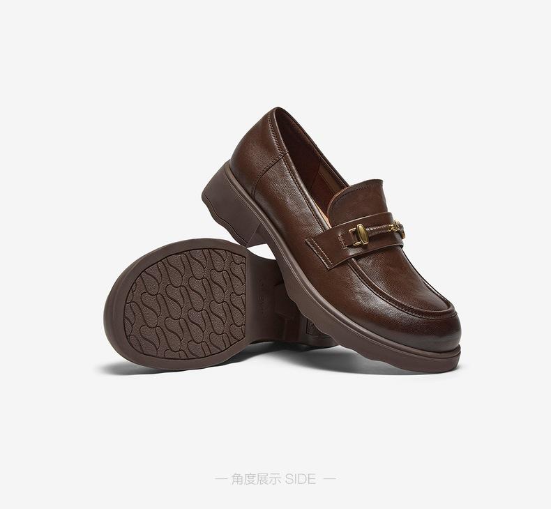 Bestu 26 Autumn Le Fu Shoes Fashion Simple Retro College Style Women's Single Shoes SCZ04CA6