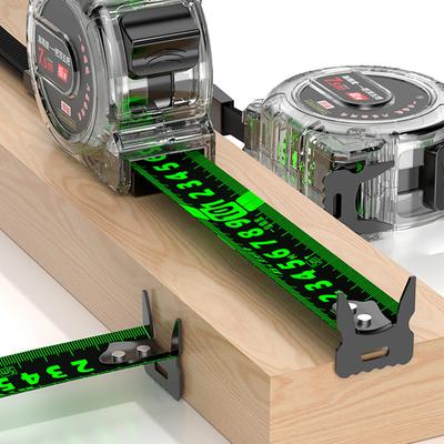 1 шт., самоблокирующаяся стальная лента, измерительный инструмент, высокоточная лазерная струйная кодовая линейка, измерительная линейка, флуоресцентная расширенная линейка