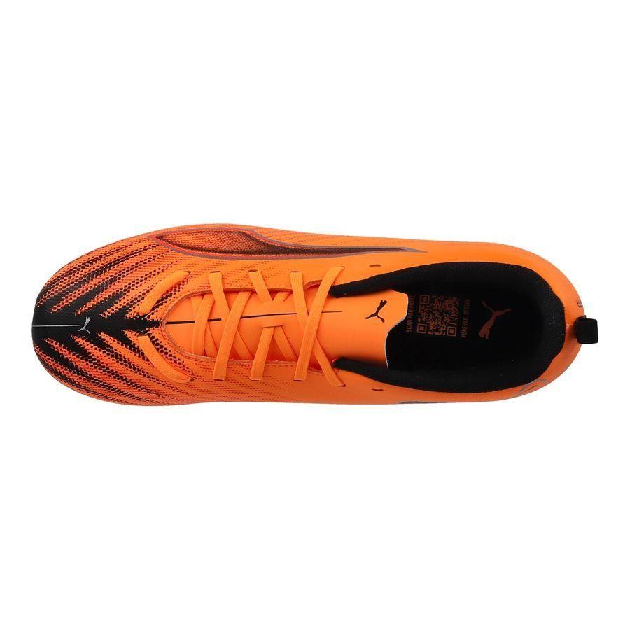 Puma Ultra 6 Синтетическая кожа MG Короткие шипы Удобные Универсальные Прочные Низкие Детские Футбольные Бутсы Унисекс Футбольные Бутсы Оранжевый Черный 108540-03