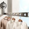 Secure Suction Cup Hanger Drying Rack Durable Aluminum Clothes Hanger For Balcony Or Bathroom Without Damaging Walls
