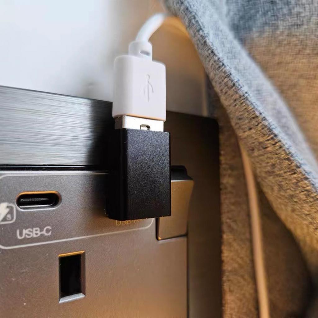 2 шт. Адаптер-удлинитель USB 3.0 Male to Female под углом из алюминиевого сплава, быстрая скорость передачи данных 5 Гбит/с, конвертер