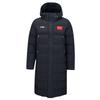 Li Ning Badminton Series Logo Print National Flag Pattern Down Jacket Men Jacket Black AYMT123-1