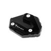 For Yamaha MT-07 MT07 MT 07 FZ-07 FZ07 XSR700 2014-2025 Motorcycle CNC Kickstand Extension Plate Foot Side Stand Enlarger Pad
