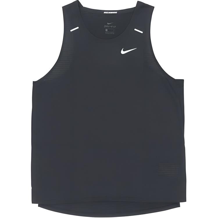 Nike Tank Tops Men's Black Crew Neck Moderate Straight Fit CZ9179-010