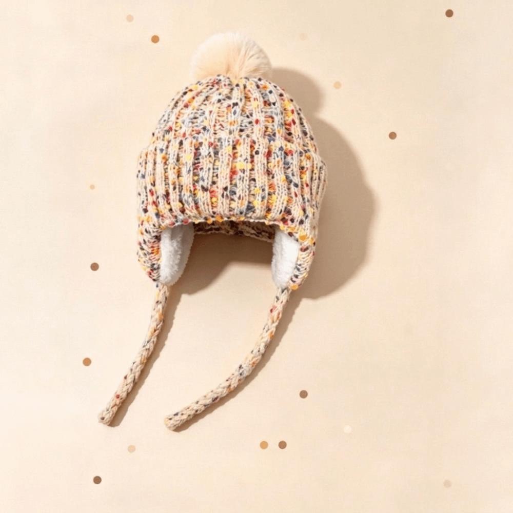 Warm Ear Protection Hat Wool Lei Feng Hat Comfortable Knitted Beanies Hat Cold Weather