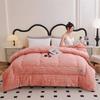 2024 новый класс А кроличий бархат толстое одеяло утолщенный зимний одеяльный наполнитель молочный бархат зимнее одеяло студенческое общежитие теплое