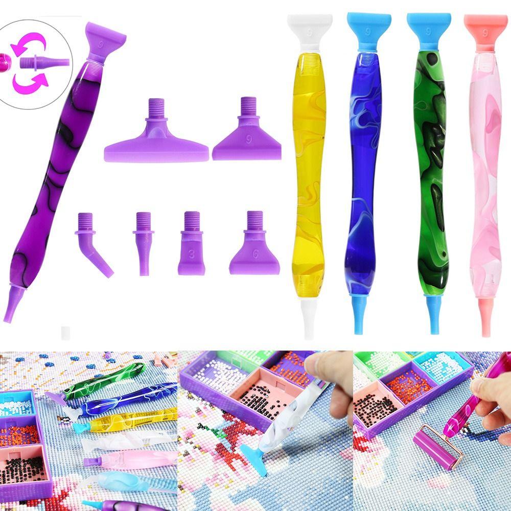 Replace Pen Head Cross Stitch Resin Pen Point Drill Pens Resin Diamond Painting Pen Plastic Heads