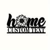 Metal Wall Art Sunflower Vintage Home Decor Personalized Gift for Garden