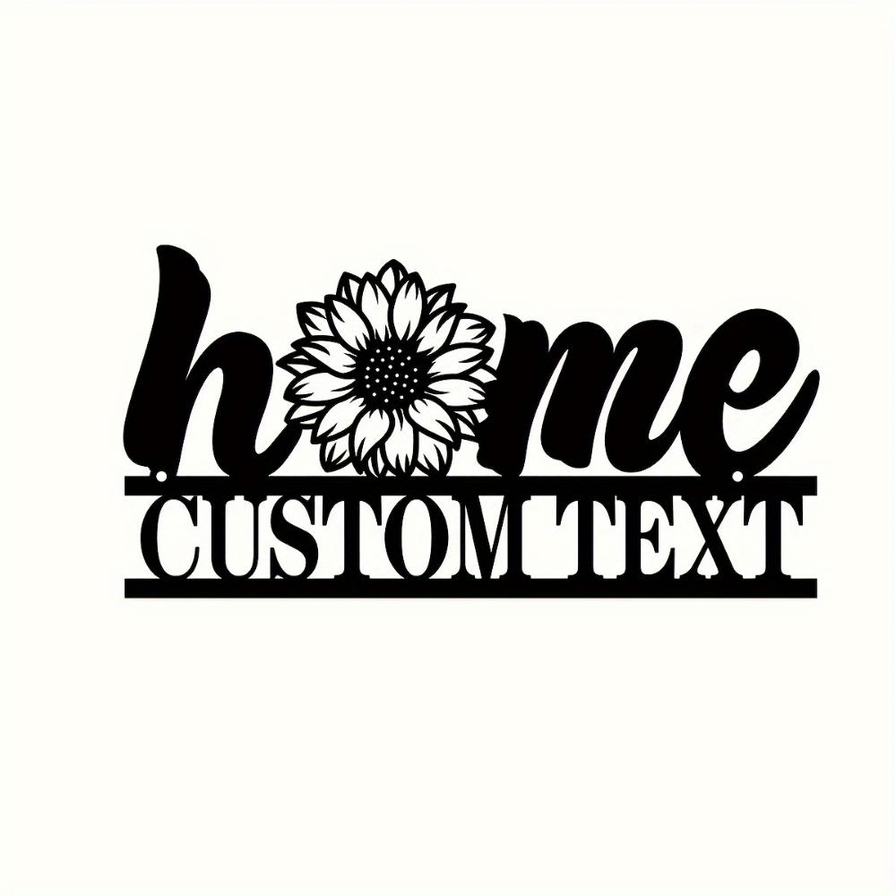 Metal Wall Art Sunflower Vintage Home Decor Personalized Gift for Garden