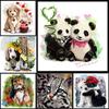 5D алмазная живопись «сделай сам», серия животных, ручная работа, полная Алмазная вышивка со стразами, мозаика, групповая коробка, украшение дома, подарок