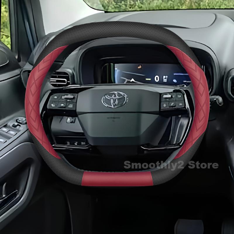 Кожаный чехол на руль автомобиля для нового Toyota Proace City 2025 Износостойкий Автомобильные аксессуары для интерьера рулевого колеса 2025