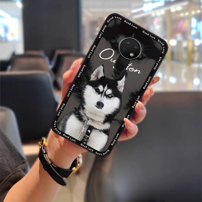Full Wrap Protective Phone Case For Nokia 6.2/7.2 Fashion Design Cartoon Cute Anti-knock Dirt-resistant Anti-dust TPU