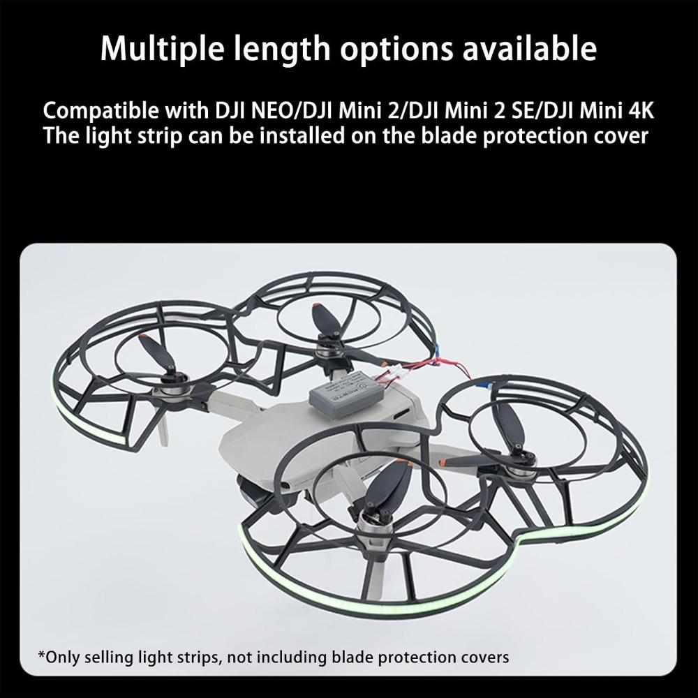 Светодиодная лента с регулируемой яркостью, цветные полосы, аксессуары для дронов для DJI Neo для DJI Neo