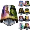 Women's Casual Round Neck Long Sleeve Valentine's Day Printed Pullover Top