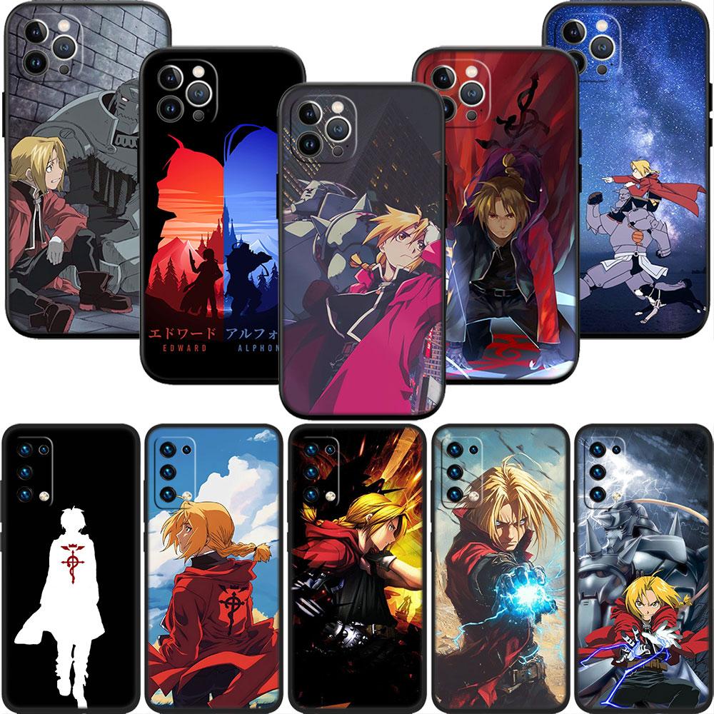 LO45 Fullmetal Alchemist Soft Shell Phone Case for Redmi Note 8 9 Pro Max 9S 9T 9C NFC 8T 8A 10A A4