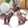 Cute Cartoon Stuffed Horse Doll Stuffed Animal Little Horse Keychain  Bag Pendant
