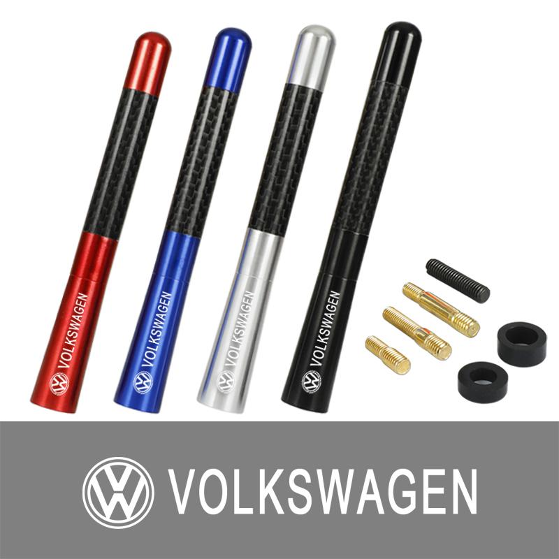 efg1 CZTX-VW New 12cm Carbon Fiber Car Radio Antenna For Volkswagen GOLF 5 Polo Golf 6 Golf 7 Accessories Sticker