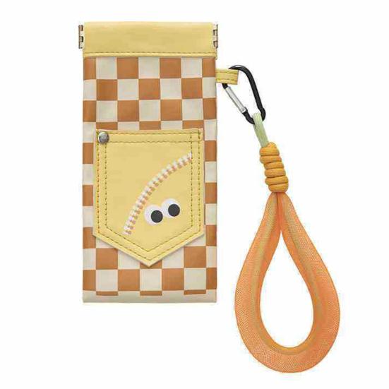 Magnetic Glasses Bag with Lanyard Cute Glasses Pouch Squeeze Top Sunglass Pouch Portable Eyeglass Case