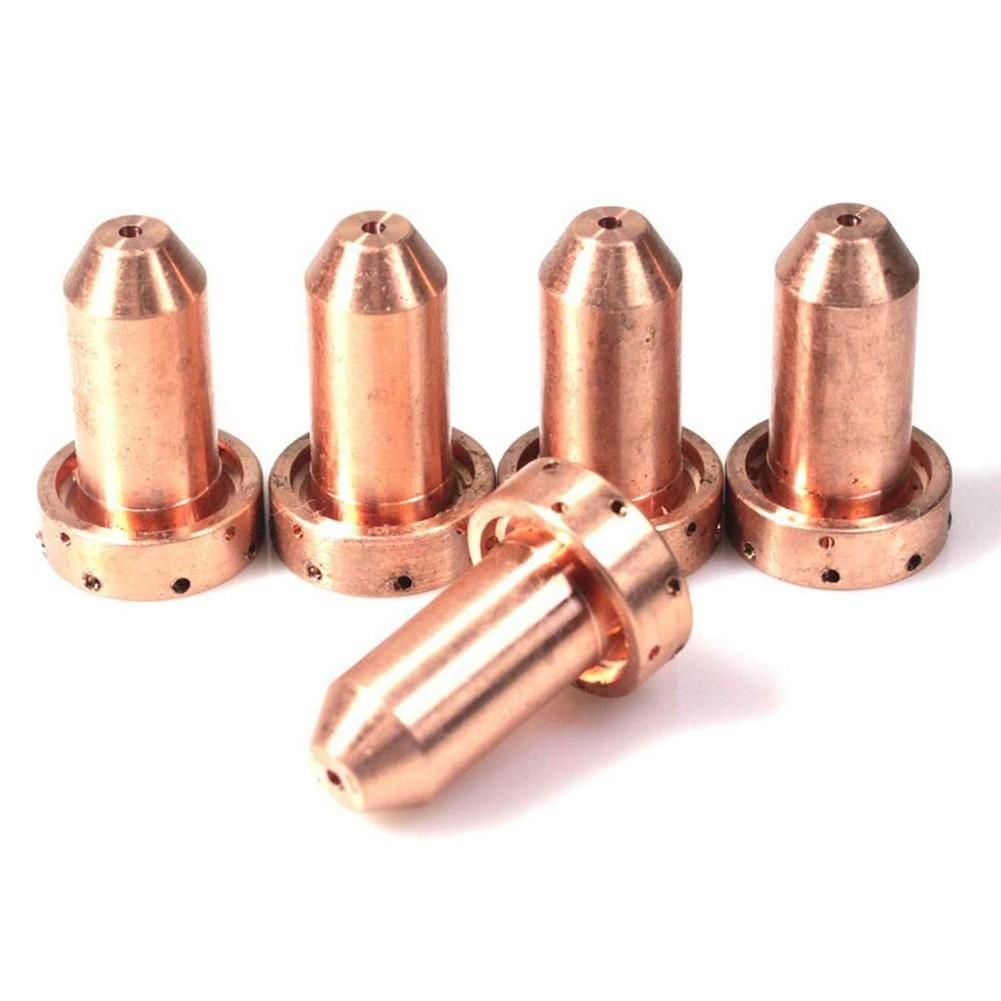 Nozzle Copper Plasma Cutter Protective Torch Consumables 5pcs