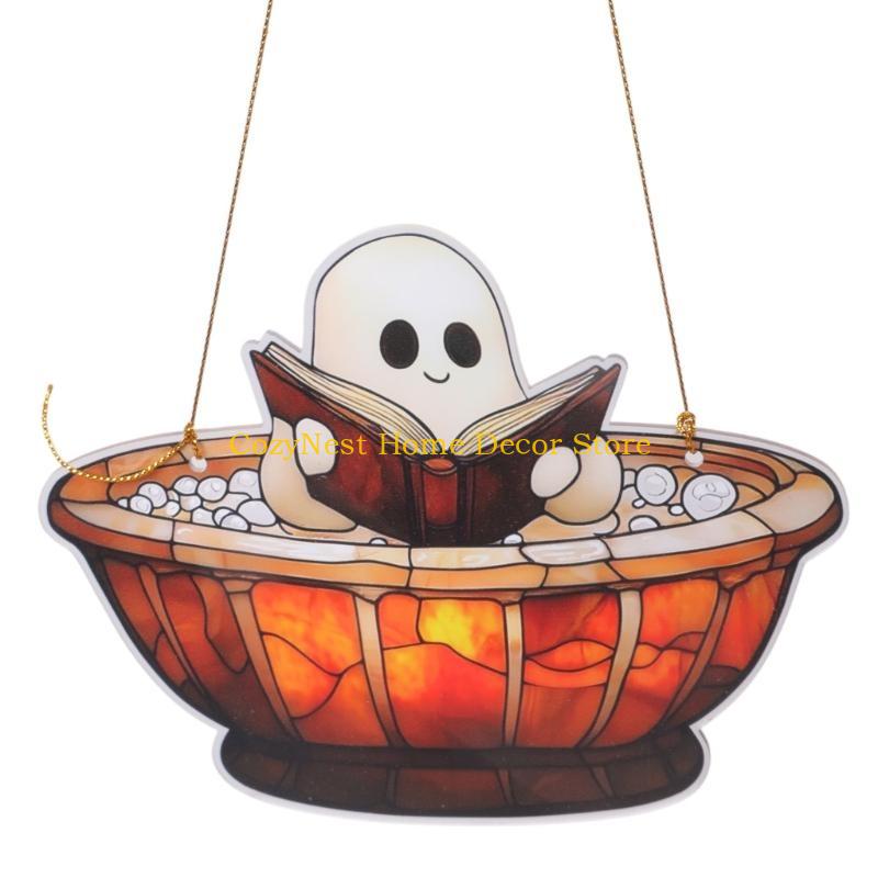 92MF Bright Painted Halloween Window Display Fall Festival Decors For Home Garden Decoration
