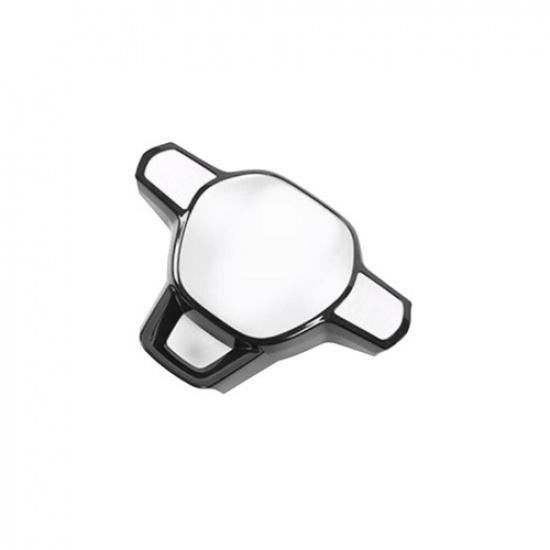 Steering Wheel Border Panel Cover Trim For Honda Civic 11th -23 Bright Black