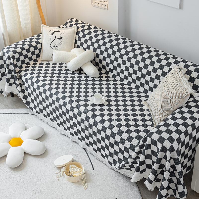 Ткань для чехла на диван, универсальный чехол для дивана с защитой от царапин, ткань для гостиной, простой современный универсальный чехол, одеяло