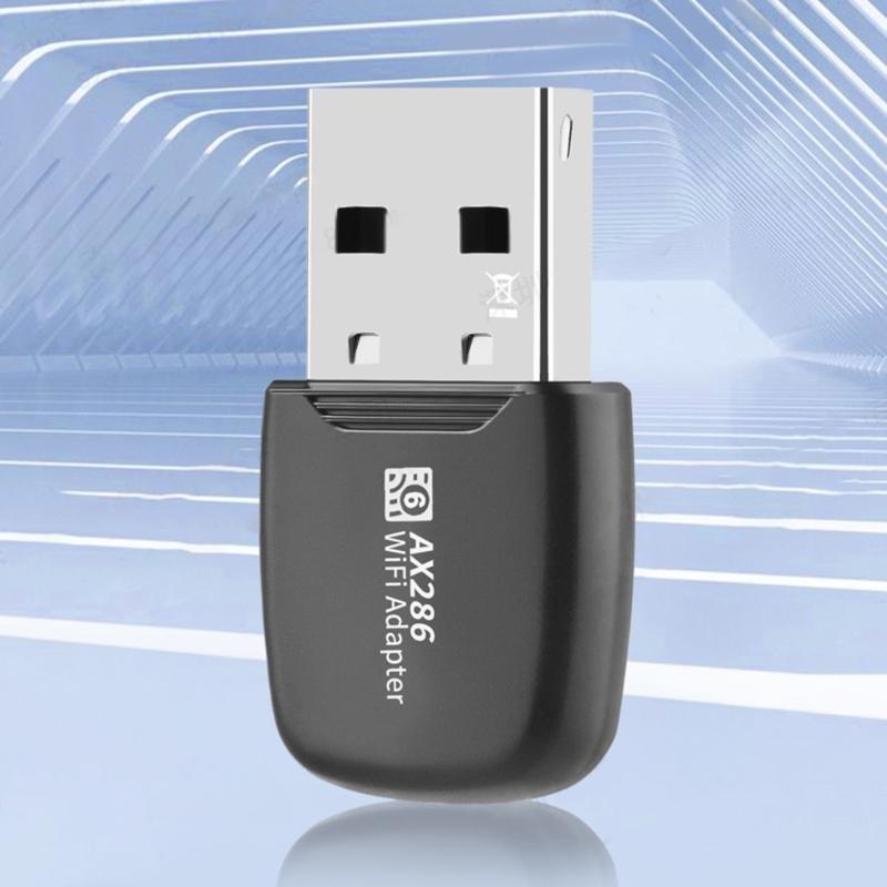WiFi Приемник Быстрый USB WiFi Стикер WIFI Адаптер Стабильное Соединение WIFI6 Адаптер Простая Установка Высокая Мощность Сигнала