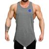 Do The Work Summer New Brand Fitness Printed Workout Slim Fit Breathable Bodybuilding Gym Sports Workout Mens Singlets M-2XL