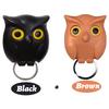 Creative Winking Owl Magnetic Key Hook Adhesive Sticker Key Storage Door Wall Kitchen Bedroom Storage Funny Gift Kids Room Decor