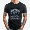 Винтажная Классическая Футболка для Мужчин на 92-й День Рождения, Родившийся в 1933 году, Оригинальная Легенда, Повседневная Одежда от Роскошного Дизайнера