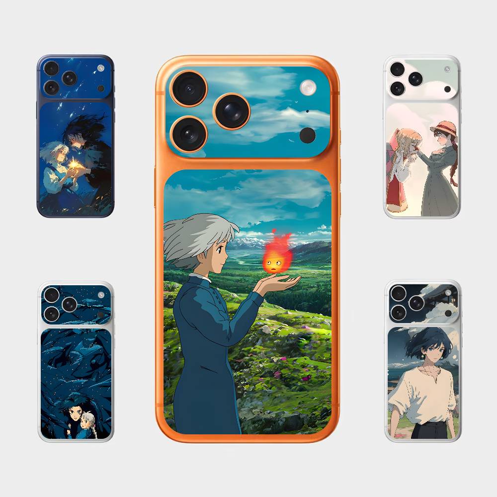 Аниме С-Софи Х-Хаул Для iPhone 17 Pro ProMax Задняя Защитная Декоративная Наклейка Задняя Крышка