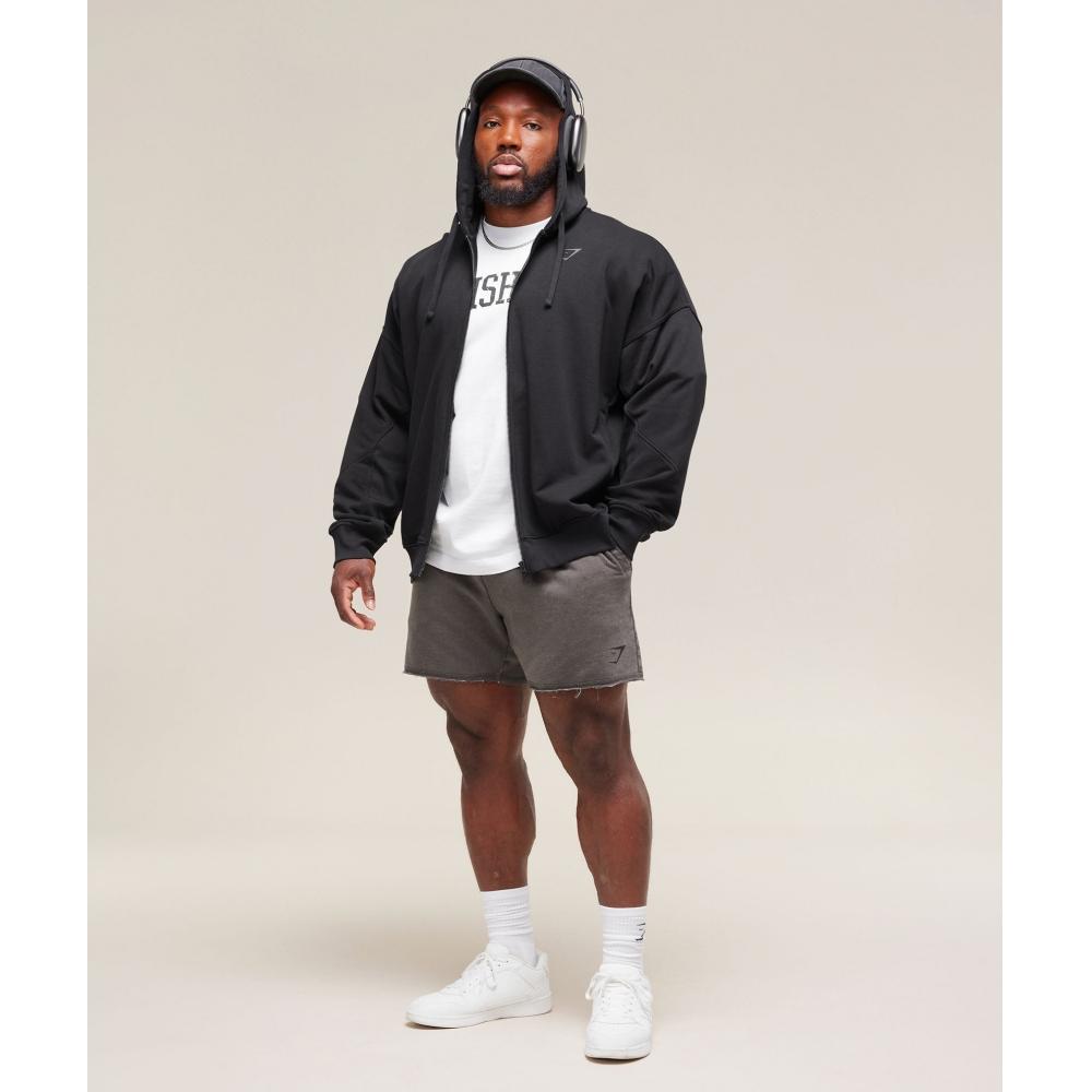 Gymshark Шорты Heritage 5 Цвет Оникс Серый A2c6v Gb7n