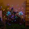 200/150/120/90/60 Солнечный светодиодный фейерверк, водонепроницаемый, садовый, солнечная гирлянда, рождественское украшение, вечеринка, свадьба, декор 923