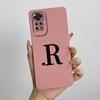 Для Xiaomi Redmi Note 11 11S 4G 5G Чехол Милые Первые Буквы Мягкий Жидкий Силикон Чехол Для Redmi Note11 11 S 11 Pro Funda Capa