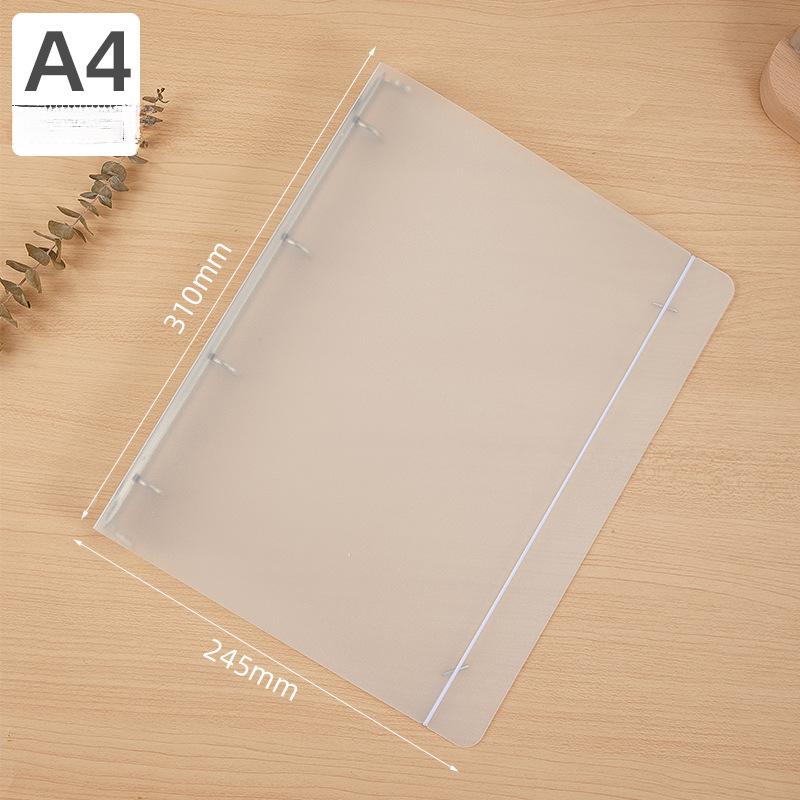 Высококачественный ремешок с матовой текстурой, вкладыш формата А4, прозрачная папка из полипропилена для хранения данных, книга с вкладными листами.