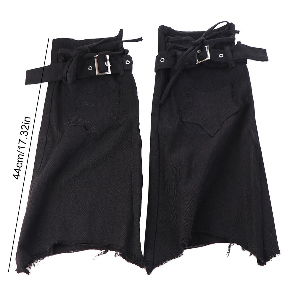 Звезды Y2K Джинсовые гетры Японские JK Лолита Длинные чулки Крест Труба Накладки на ноги Косплей