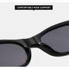 New Advanced Metal Sunglasses Fashion Oval Glasses Brand Designer Vintage Sun Glasses Uv400 Shades High Quality